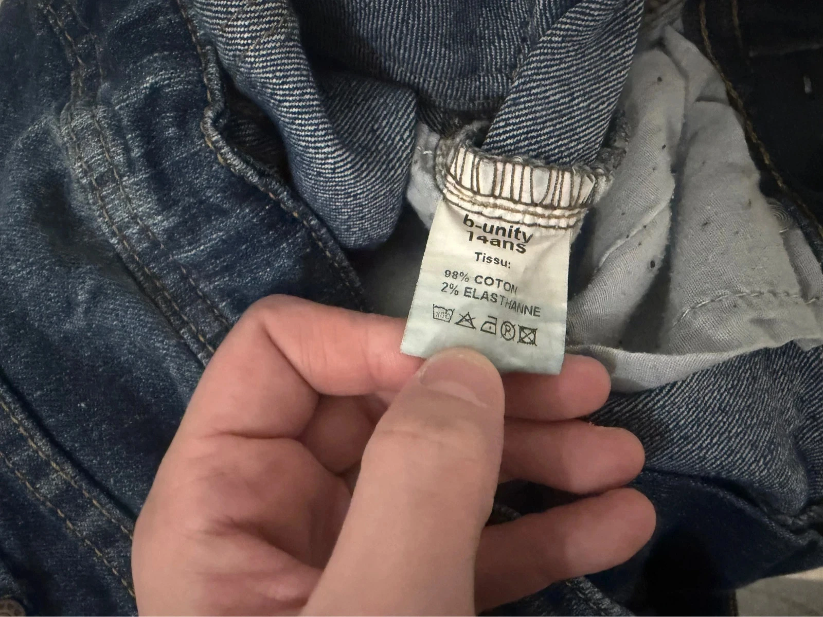 Saia jeans azul b-unity Tamanho 14 anos – photo 7